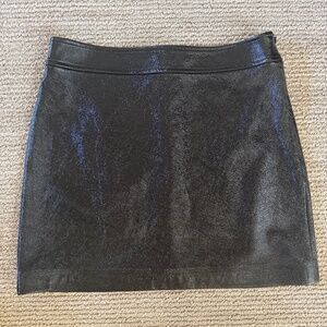 Leith Faux Leather Mini-Skirt - Size M
